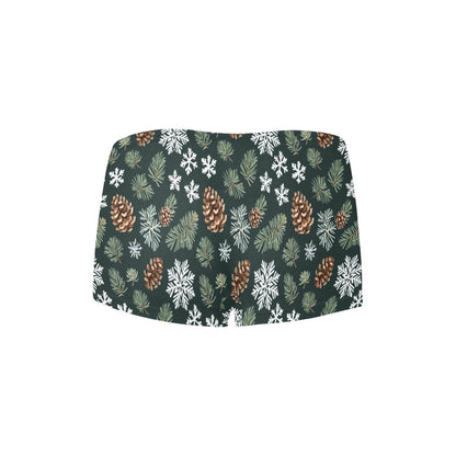 Snowflake Pine Women's Underwear Shorts - DeRose Seasonal