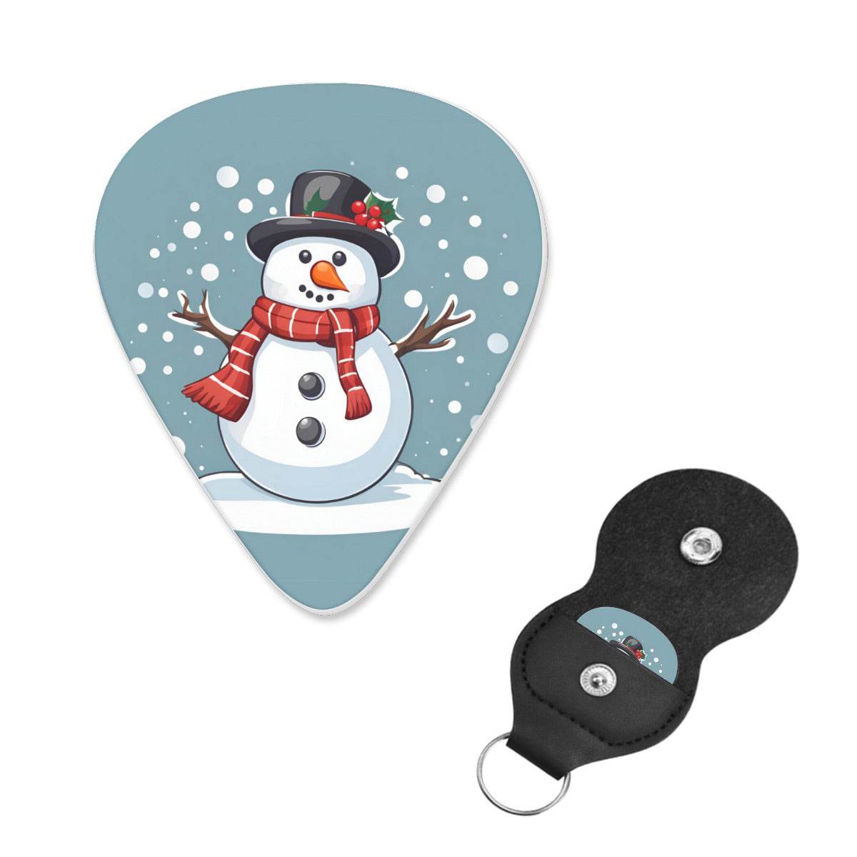 Snowman Guitar Plastic Picks (Set of 6) - DeRose Seasonal