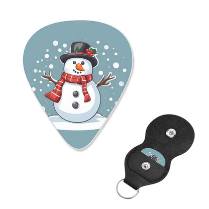 Snowman Guitar Plastic Picks (Set of 6) - DeRose Seasonal