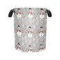 Snowman Polyester Laundry and Blanket Basket - DeRose Seasonal