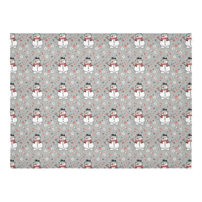 Snowman Polyester Tablecloth Polyester Tablecloth 70"x 52" DeRose Seasonal
