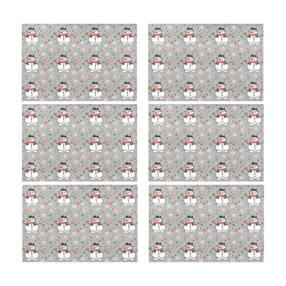 Snowman Table Placemat (set of 6) - DeRose Seasonal