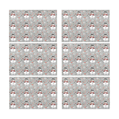 Snowman Table Placemat (set of 6) - DeRose Seasonal
