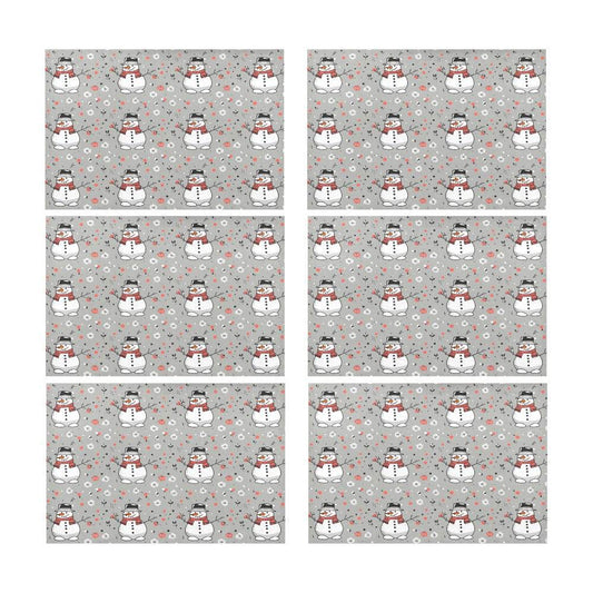Snowman Table Placemat (set of 6) - DeRose Seasonal