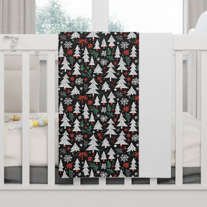 Soft Fleece Baby Christmas Tree Blanket - DeRose Seasonal