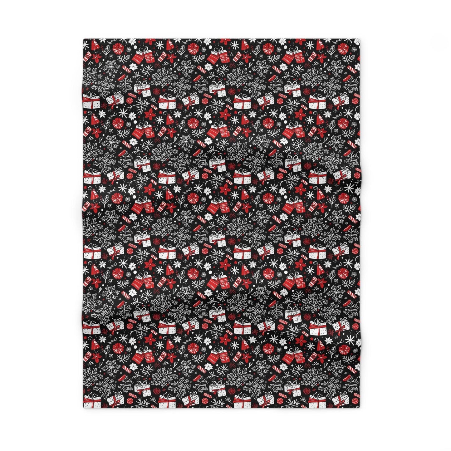 Soft Fleece Baby Christmas Present Blanket - DeRose Seasonal