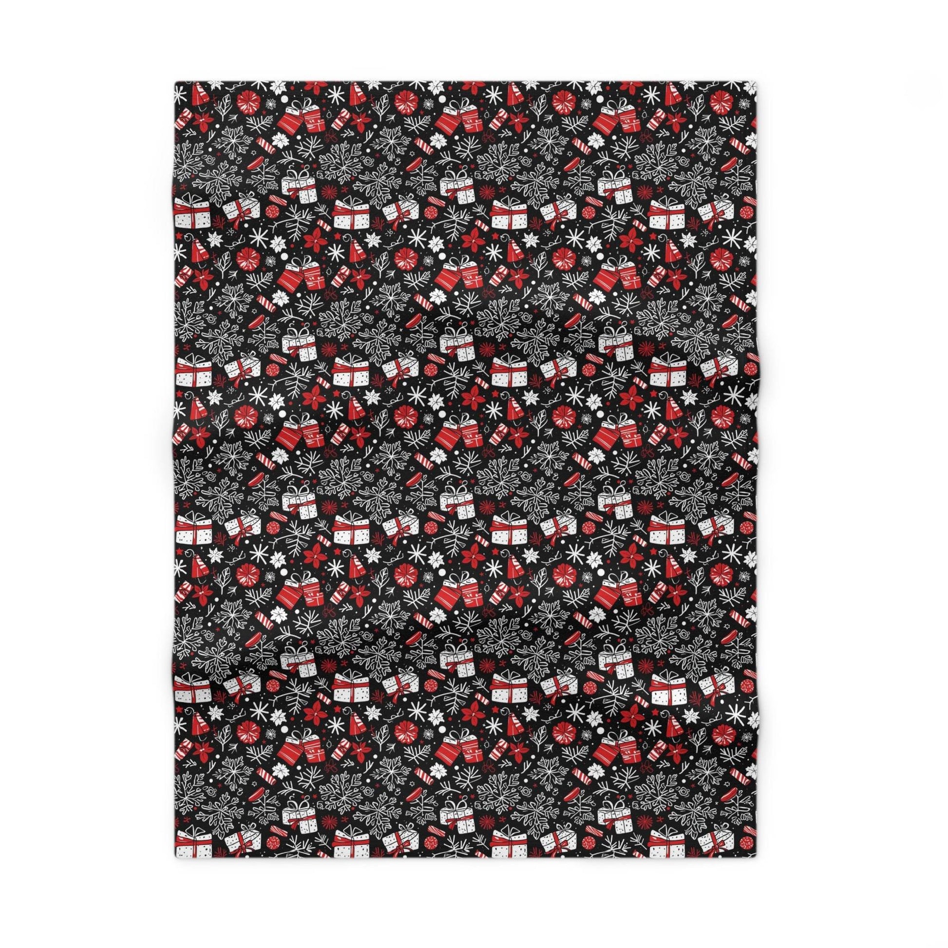 Soft Fleece Baby Christmas Present Blanket - DeRose Seasonal