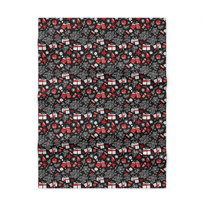 Soft Fleece Baby Christmas Present Blanket - DeRose Seasonal