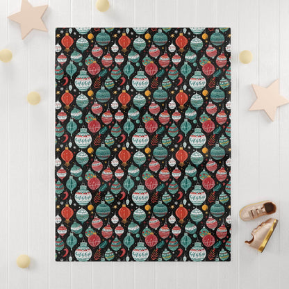 Soft Fleece Baby Big Ornament Blanket - DeRose Seasonal