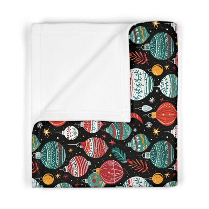 Soft Fleece Baby Big Ornament Blanket - DeRose Seasonal