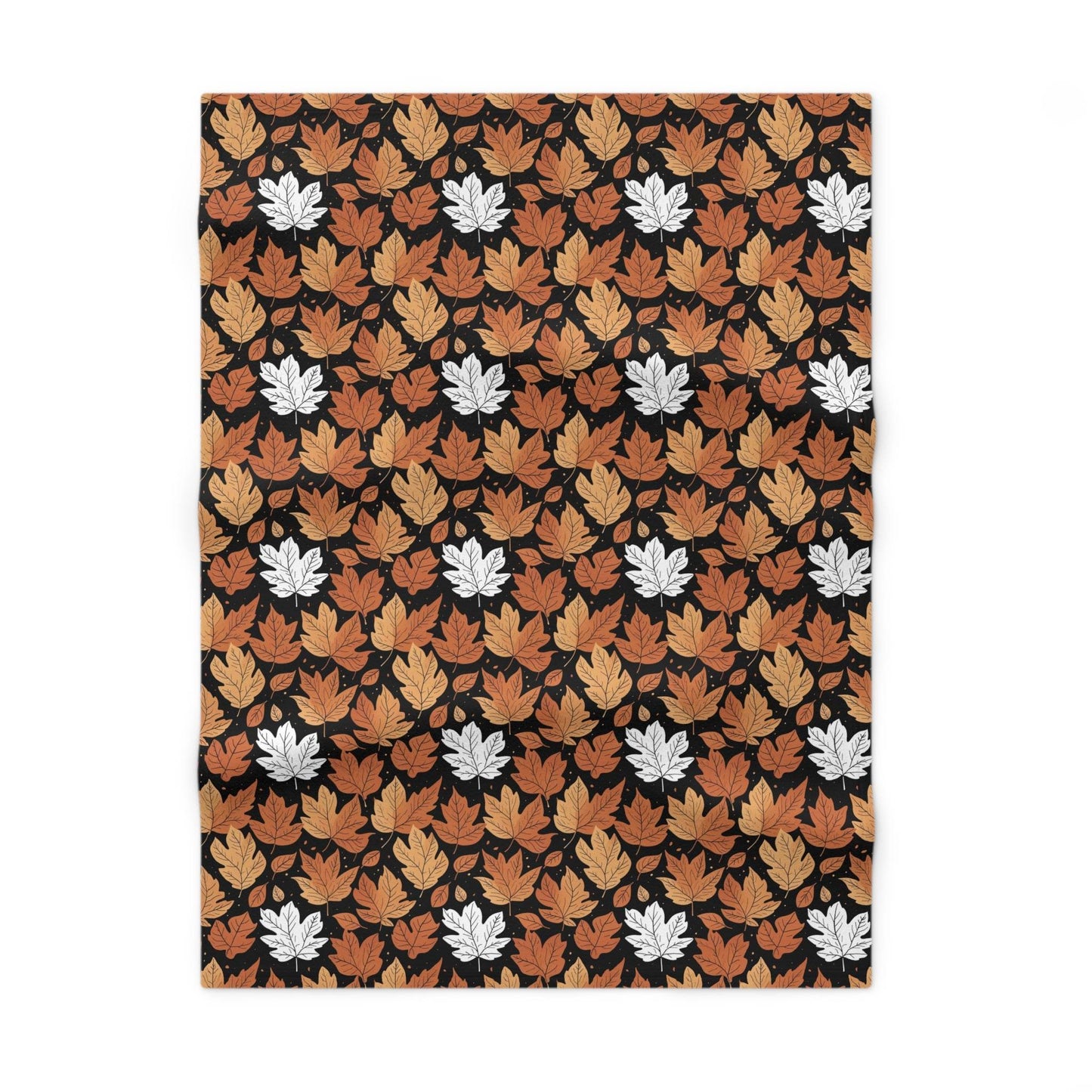Soft Fleece Maple Leaves Baby Fall Blanket - DeRose Seasonal