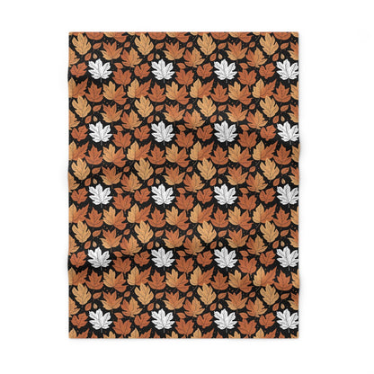 Soft Fleece Maple Leaves Baby Fall Blanket - DeRose Seasonal