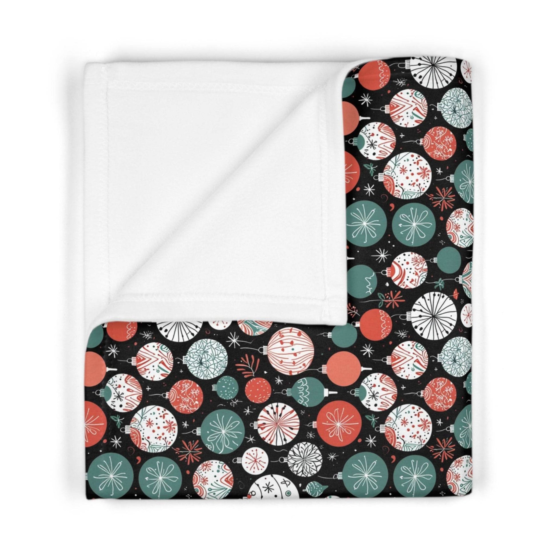 Soft Fleece Baby Colorful Ornaments Blanket - DeRose Seasonal