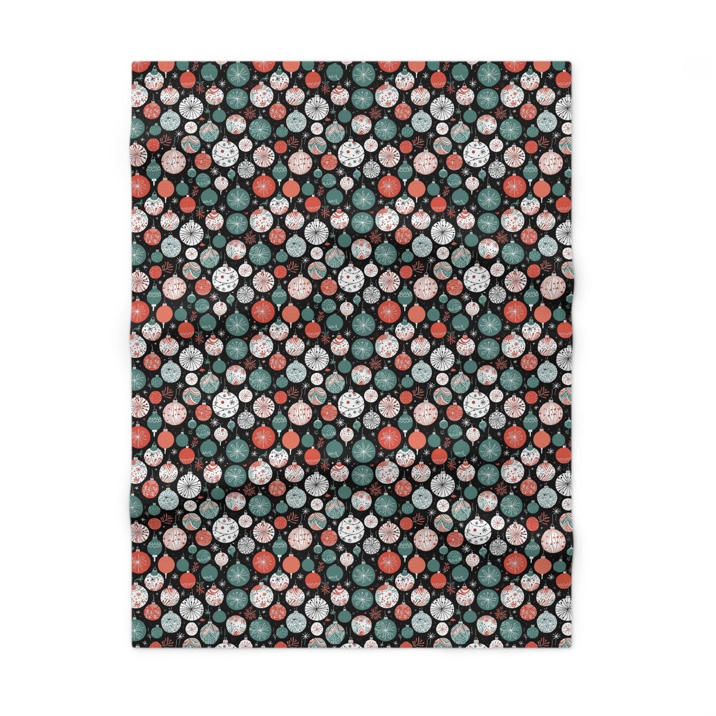 Soft Fleece Baby Colorful Ornaments Blanket - DeRose Seasonal