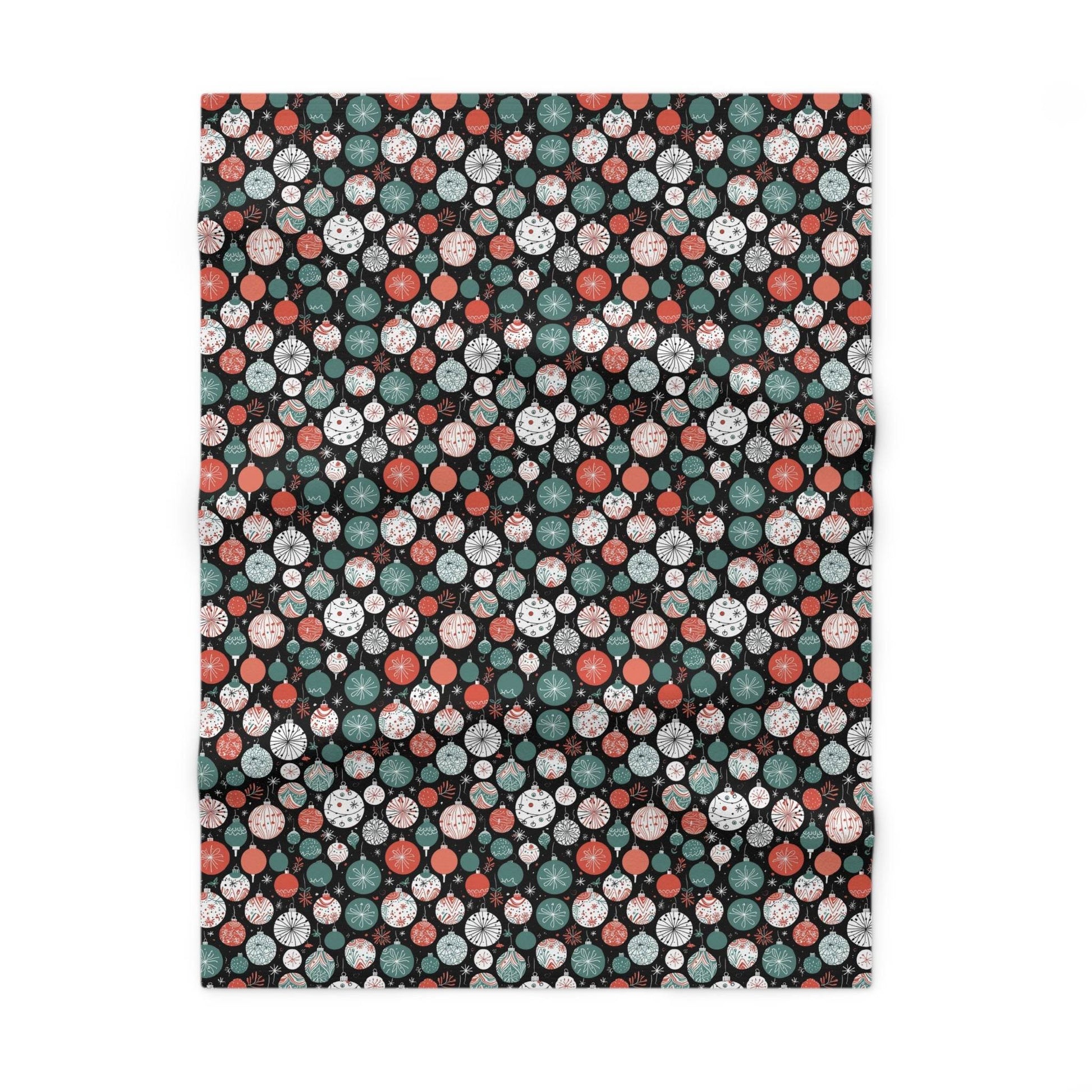 Soft Fleece Baby Colorful Ornaments Blanket - DeRose Seasonal