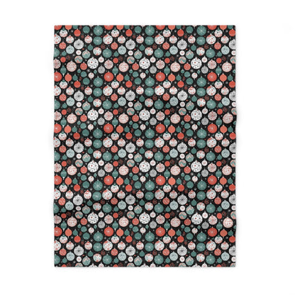 Soft Fleece Baby Colorful Ornaments Blanket - DeRose Seasonal