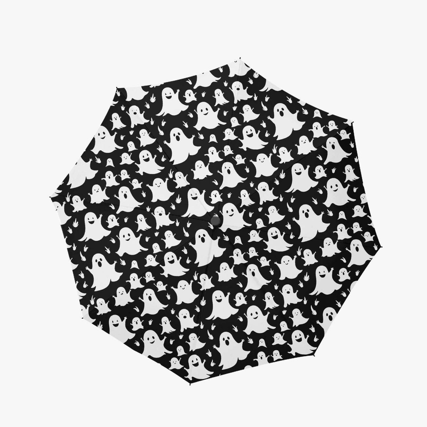 Spooky Ghost Automatic UV Protection Umbrella - DeRose Seasonal