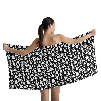 Spooky Ghost Bath Towel - DeRose Seasonal