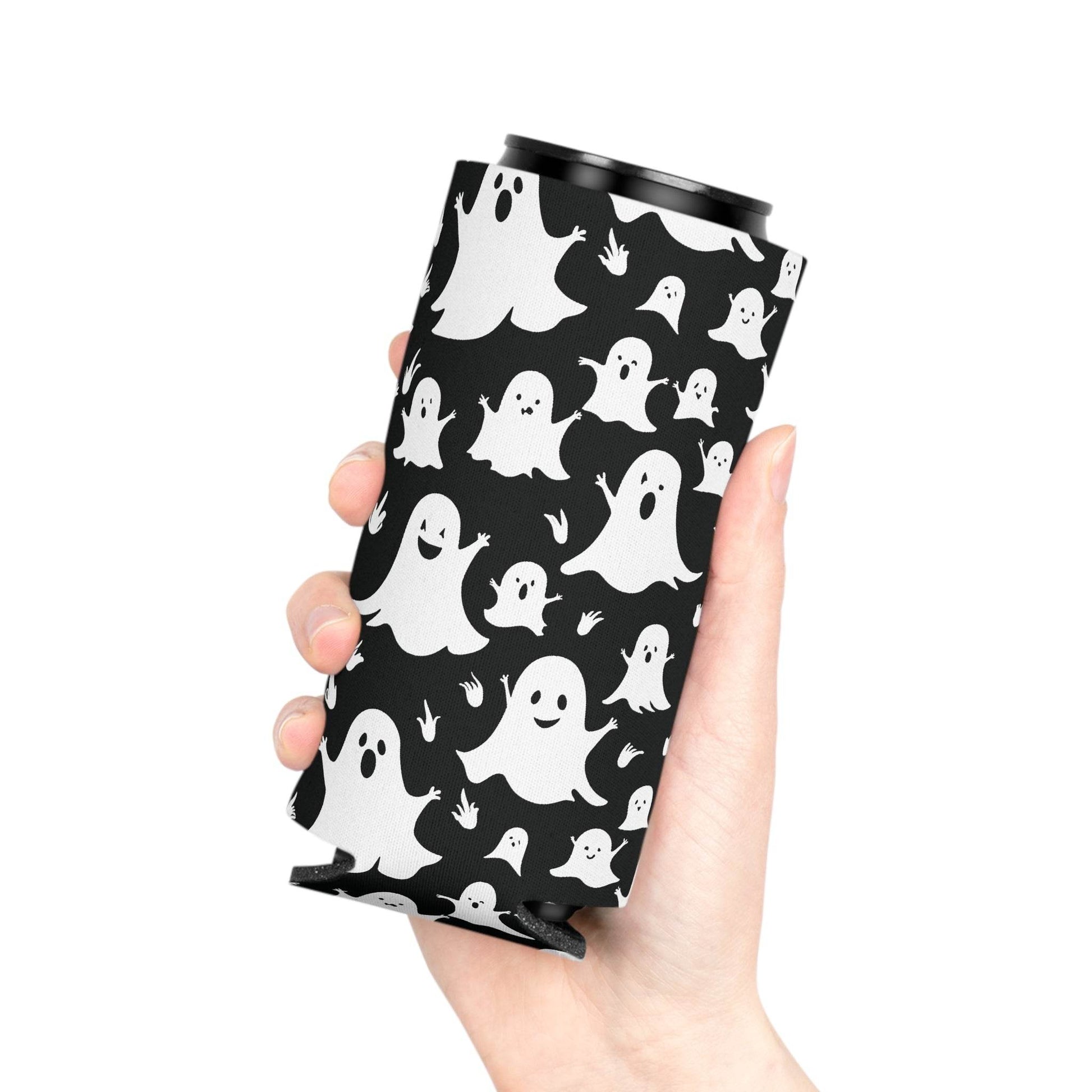Spooky Ghost Can Cooler BOGO 50% Off - DeRose Seasonal