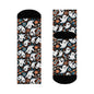 Ghosts Polyester Halloween Crew Socks 3 sizes - DeRose Seasonal