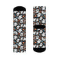 Ghosts Polyester Halloween Crew Socks 3 sizes - DeRose Seasonal