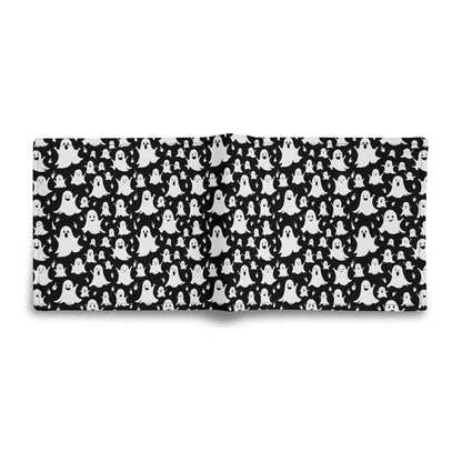 Spooky Ghost Men's Minimalist Leather Folded Wallet - DeRose Seasonal