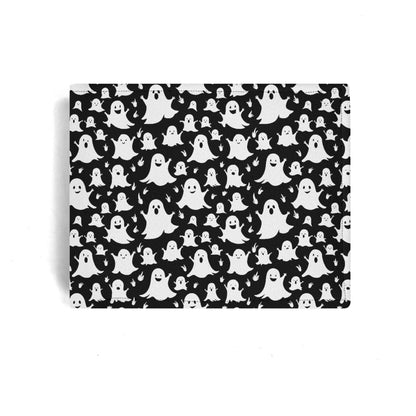 Spooky Ghost Men's Minimalist Leather Folded Wallet - DeRose Seasonal