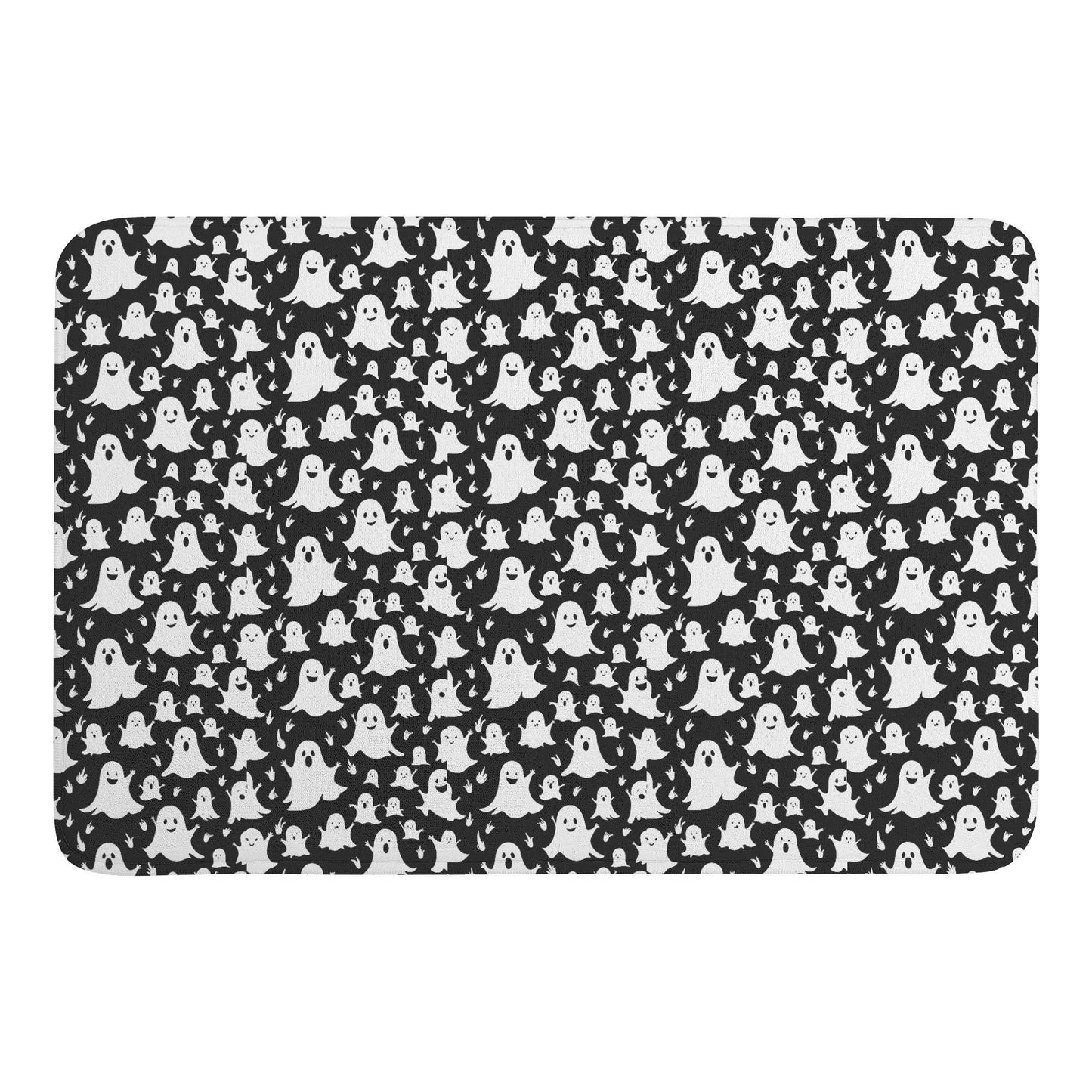 Spooky Ghost Plush Indoor Doormat - DeRose Seasonal