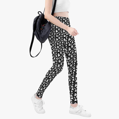 Spooky Ghost Women's Yoga Pants - DeRose Seasonal