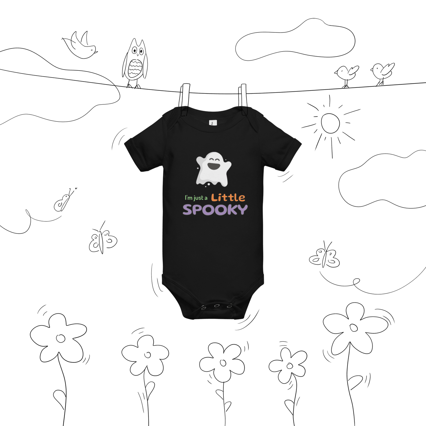 Spooky Halloween Baby onesie - DeRose Seasonal