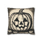 Square Jack-O-Lantern Spun Polyester Pillowcase - DeRose Seasonal