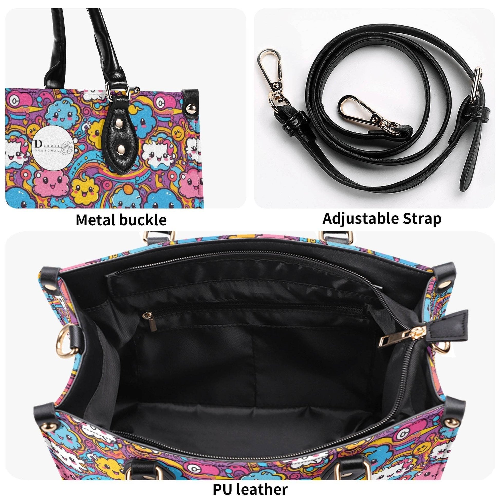 Squishy Cloud Luxury Women Leather Handbag (3 sizes) - DeRose Seasonal