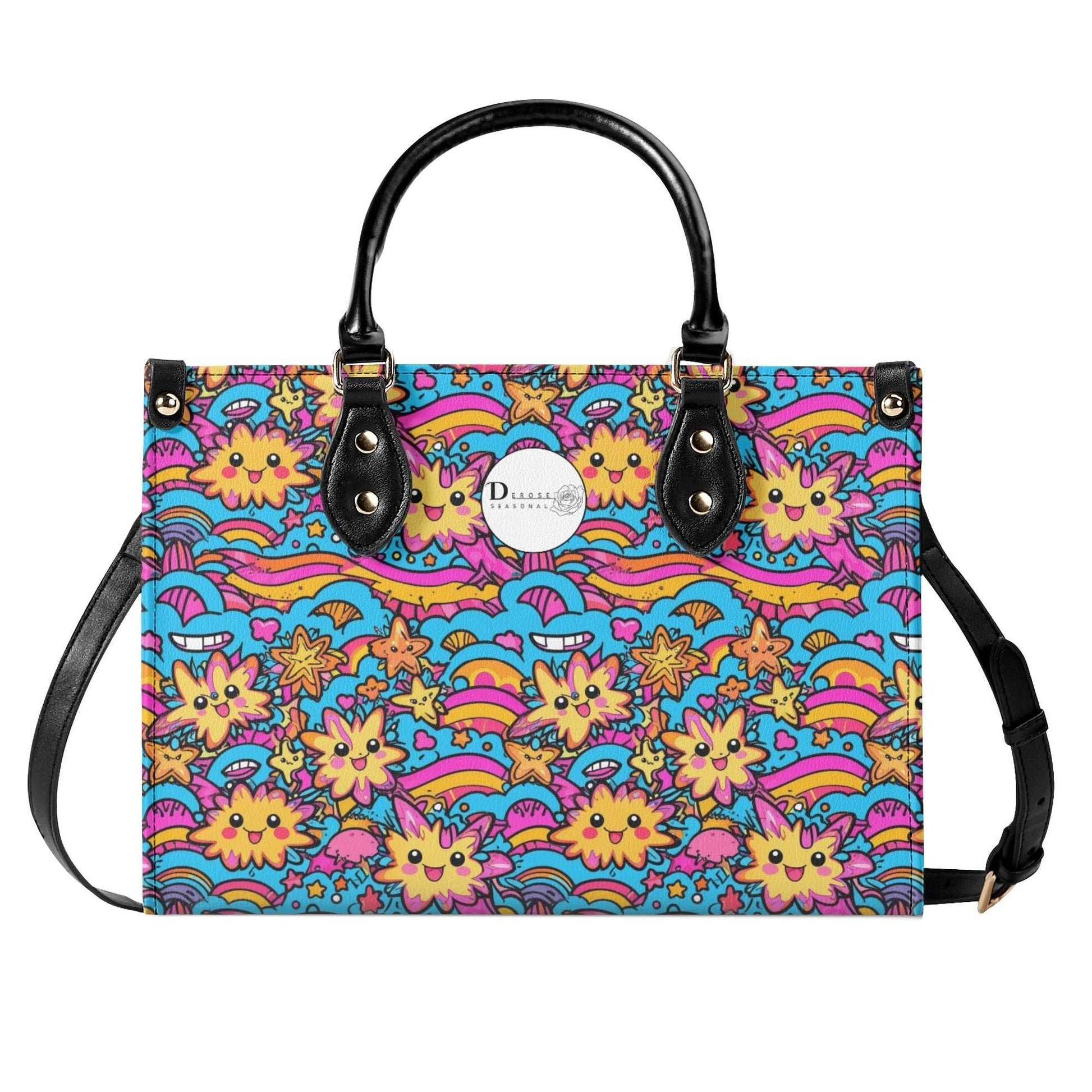 Squishy Star Luxury Women Leather Handbag (3 sizes) - DeRose Seasonal