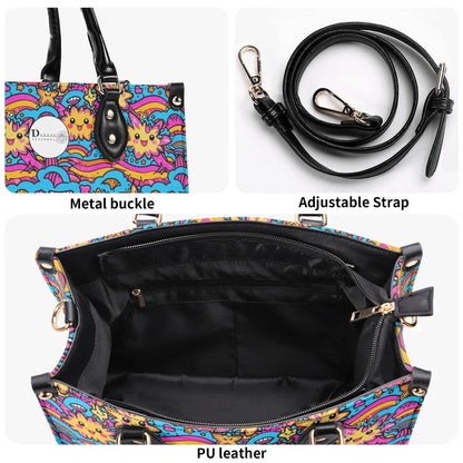 Squishy Star Luxury Women Leather Handbag (3 sizes) - DeRose Seasonal