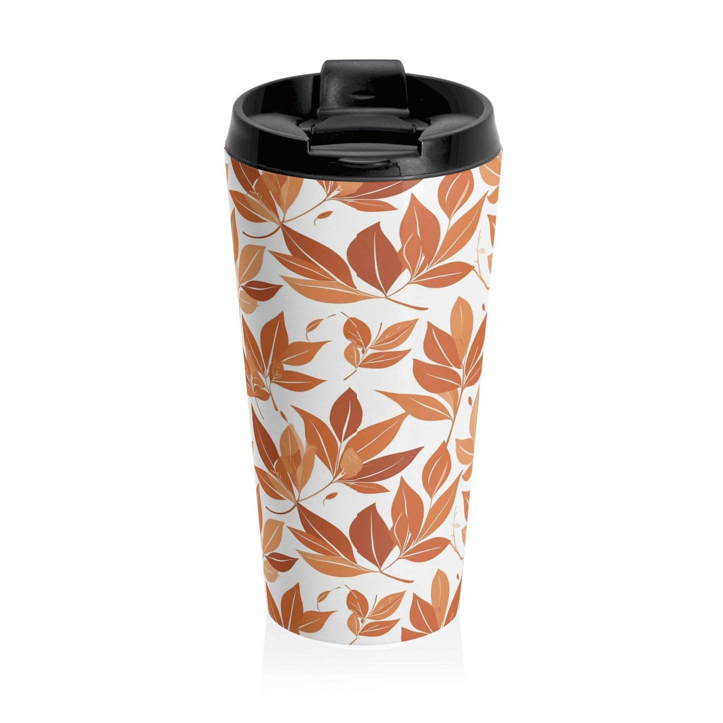 Stainless Steel Autumn Leaves Travel Mug - DeRose Seasonal