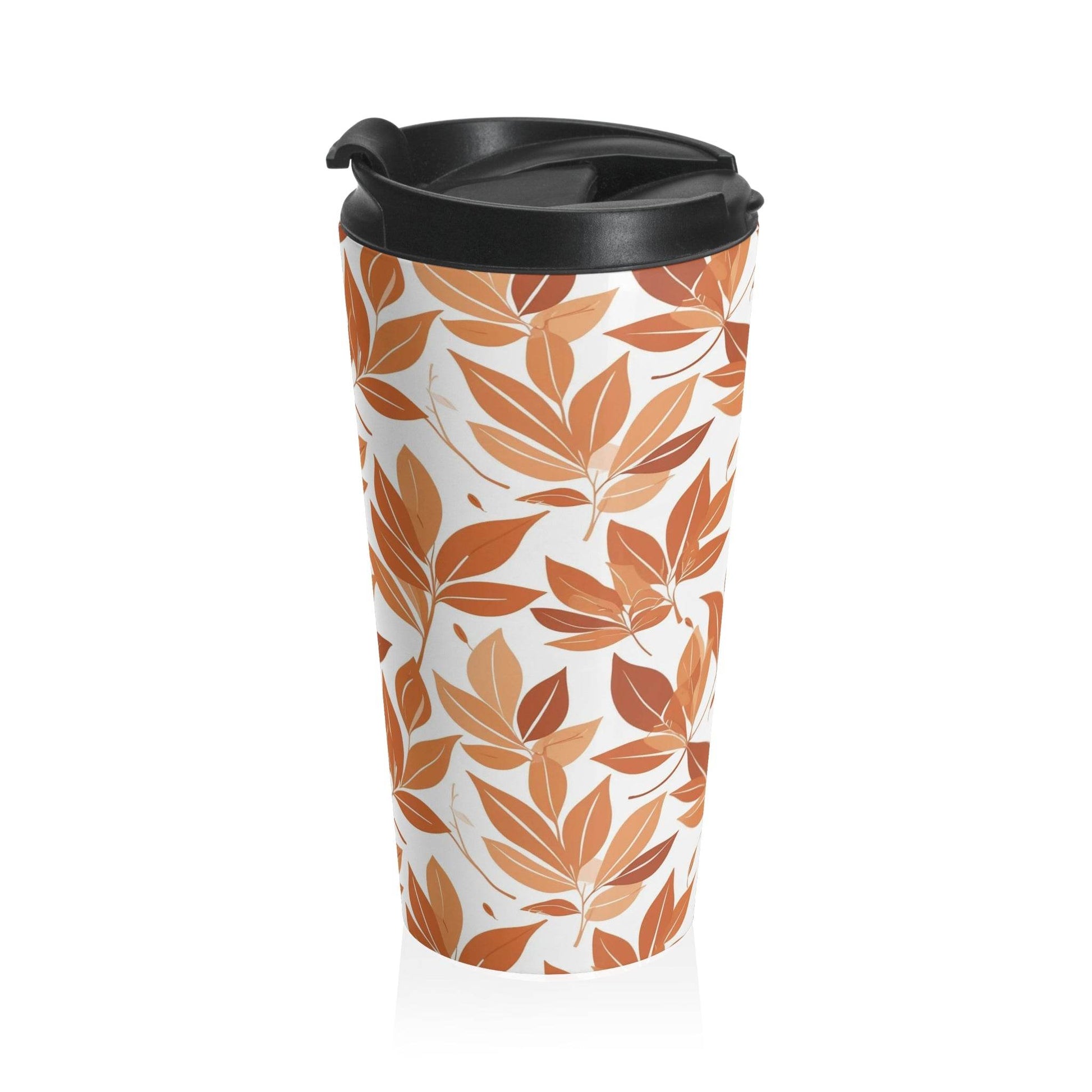 Stainless Steel Autumn Leaves Travel Mug - DeRose Seasonal