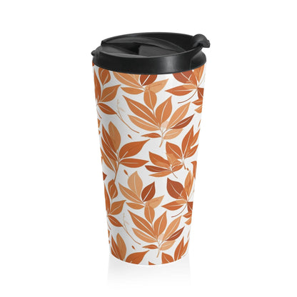 Stainless Steel Autumn Leaves Travel Mug - DeRose Seasonal