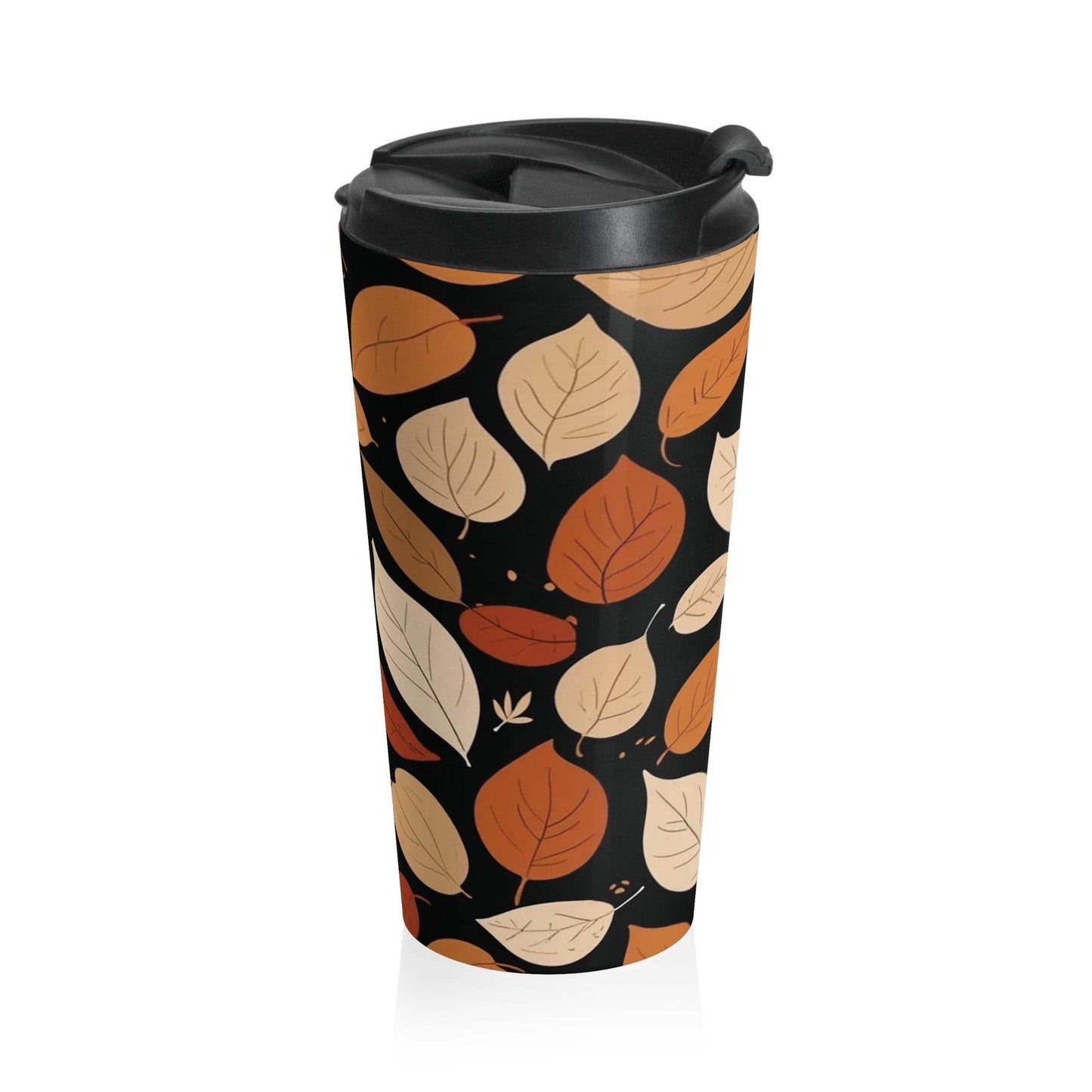 Stainless Steel Red Leaves Travel Mug - DeRose Seasonal