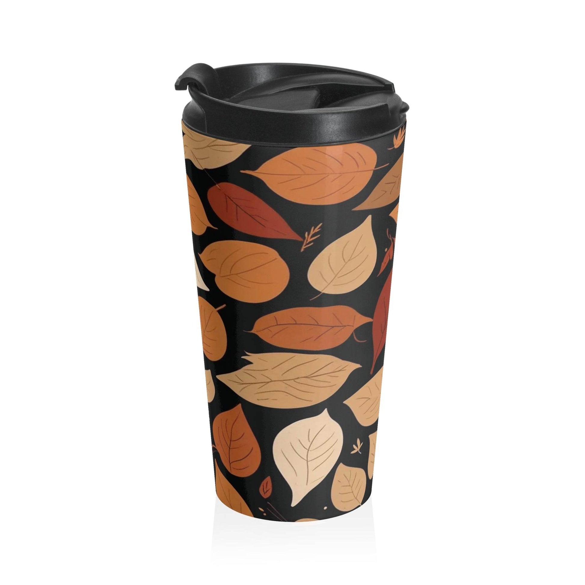 Stainless Steel Red Leaves Travel Mug - DeRose Seasonal