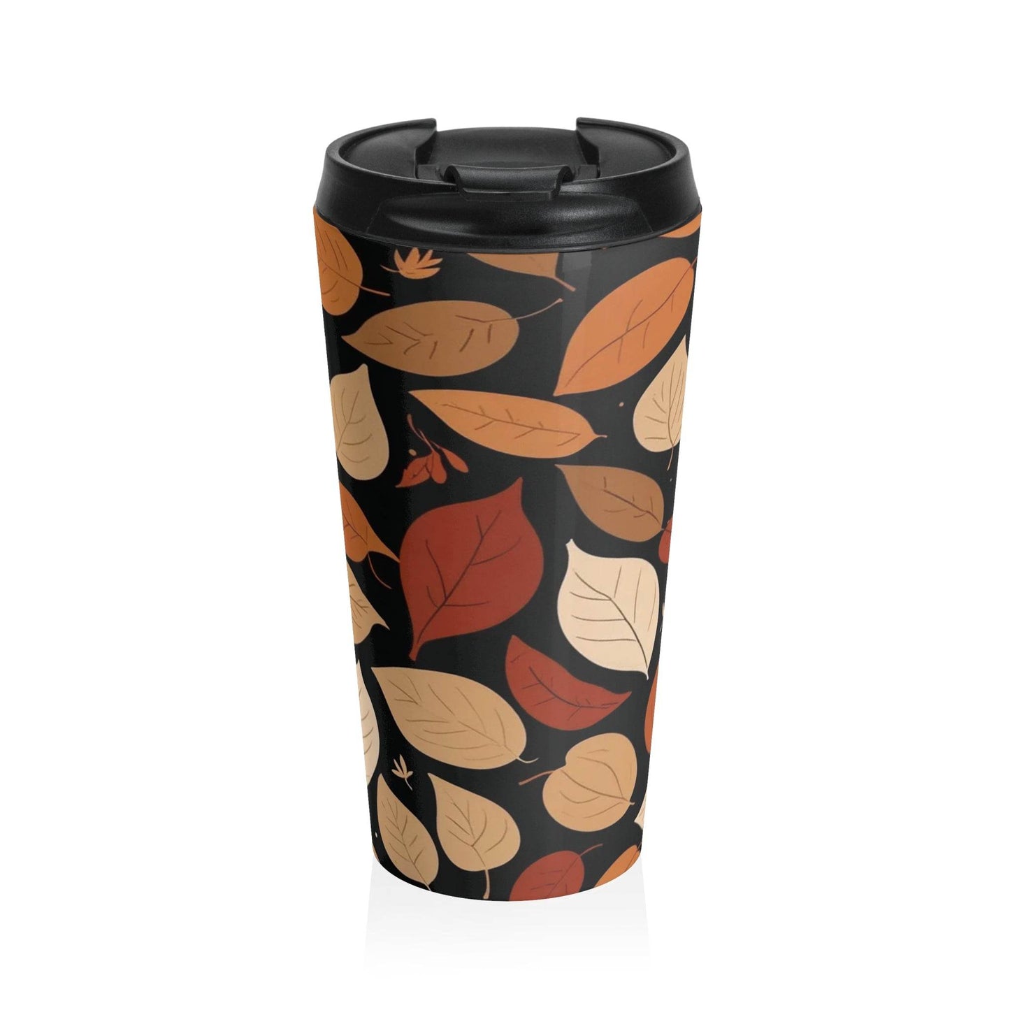 Stainless Steel Red Leaves Travel Mug - DeRose Seasonal