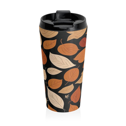 Stainless Steel Red Leaves Travel Mug - DeRose Seasonal