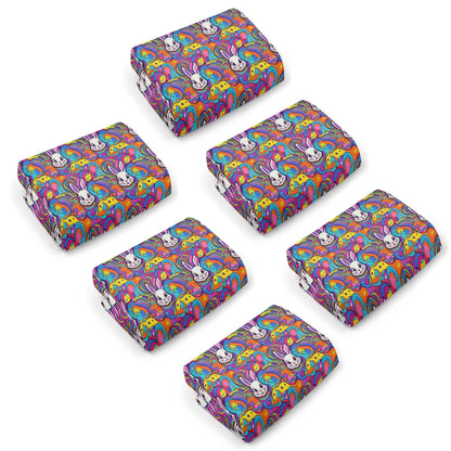 Trippy Bunny Hand Towels (6 Pcs) - DeRose Seasonal
