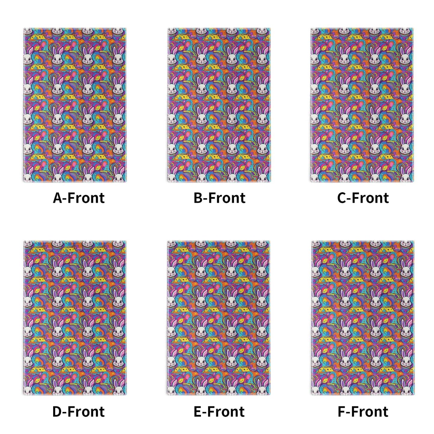 Trippy Bunny Hand Towels (6 Pcs) - DeRose Seasonal