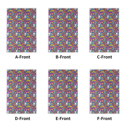 Trippy Bunny Hand Towels (6 Pcs) - DeRose Seasonal