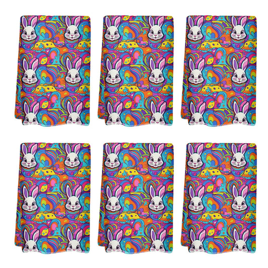 Trippy Bunny Hand Towels (6 Pcs) - DeRose Seasonal