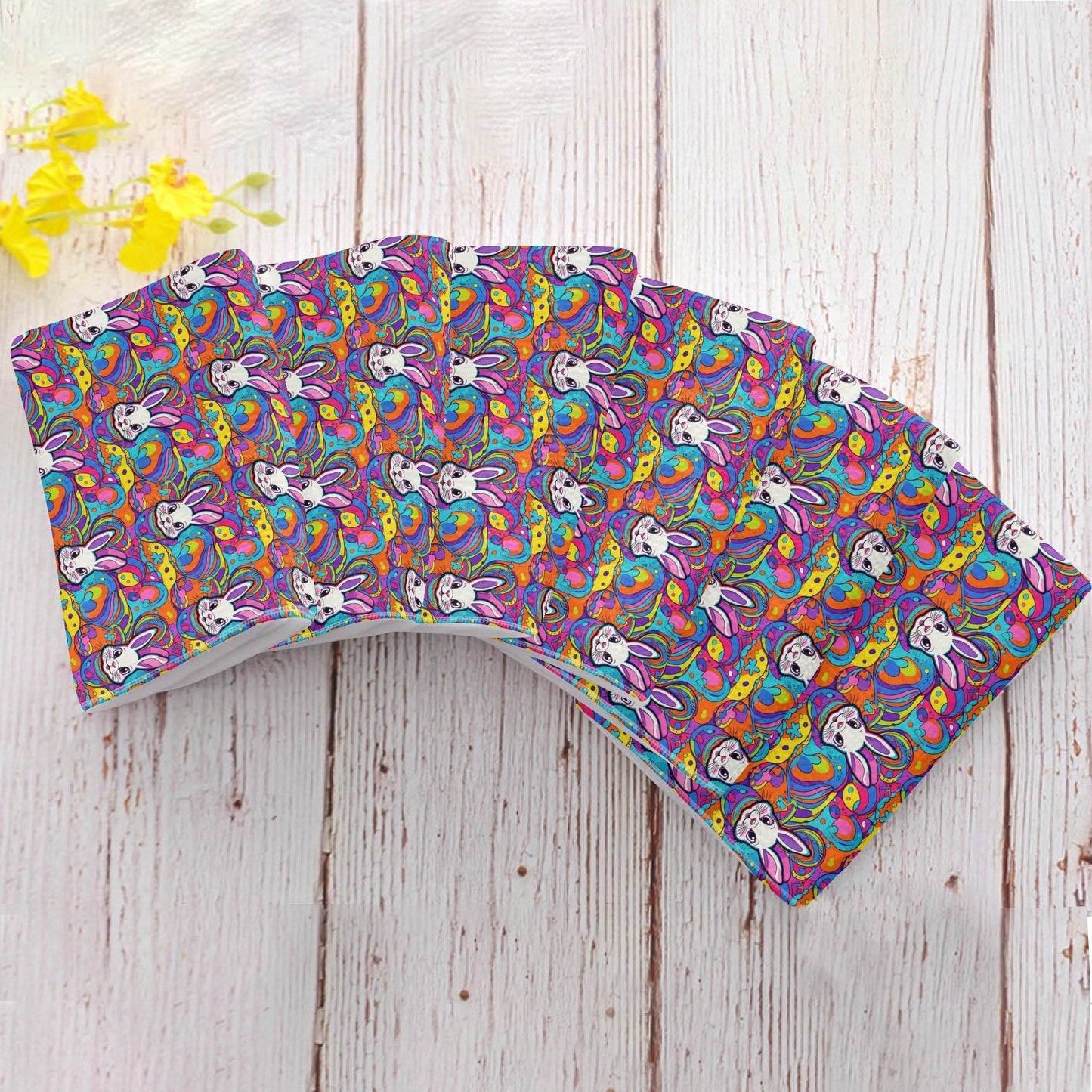 Trippy Bunny Hand Towels (6 Pcs) - DeRose Seasonal