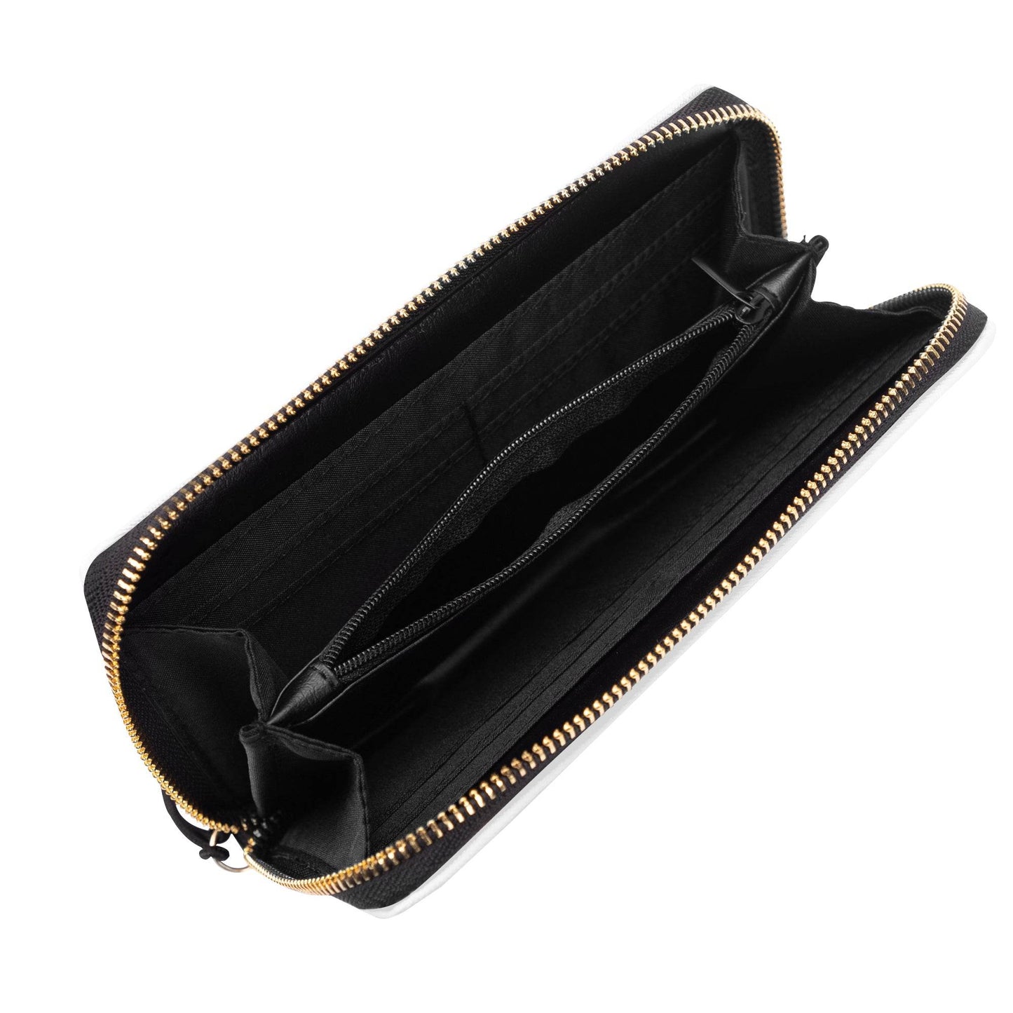 Trippy Bunny Leather Women's Zipper Wristlet Wallet - DeRose Seasonal