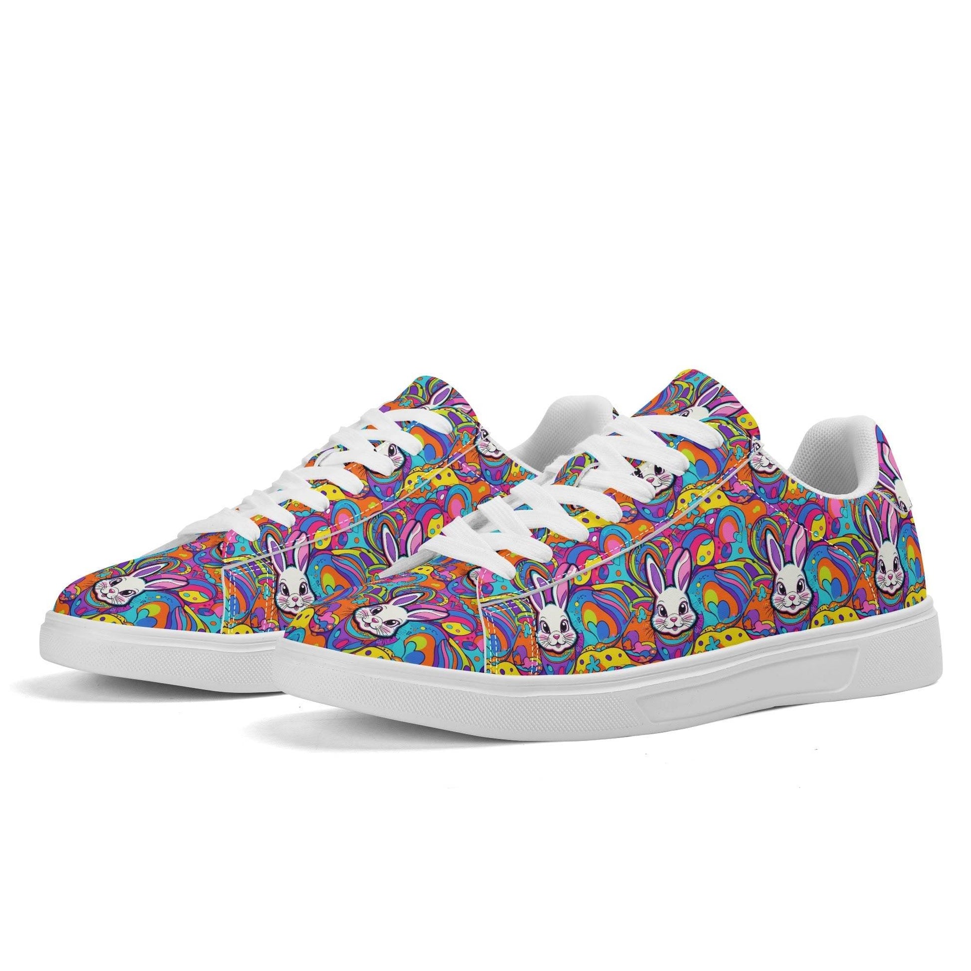 Trippy Bunny Lightweight Brand Low Top Leather Shoes - DeRose Seasonal
