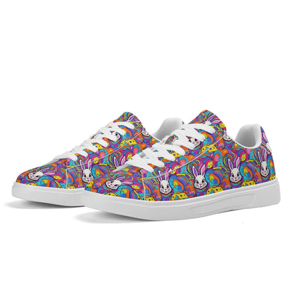 Trippy Bunny Lightweight Brand Low Top Leather Shoes - DeRose Seasonal
