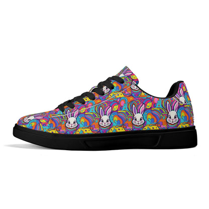 Trippy Bunny Lightweight Brand Low Top Leather Shoes - DeRose Seasonal